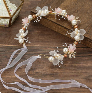 Вінок діадема з квітами Київ - фото 1