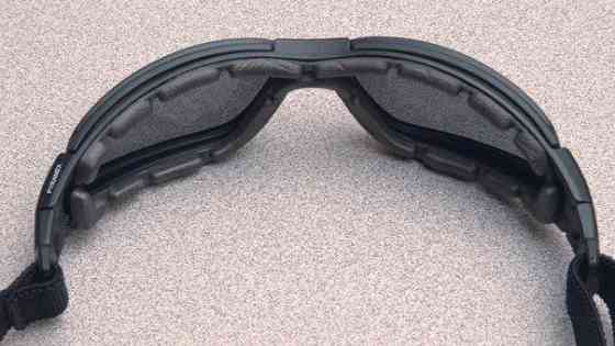 Окуляри захисні з ущільнювачем Pyramex XSG (gray) Anti-Fog, чорні Запоріжжя