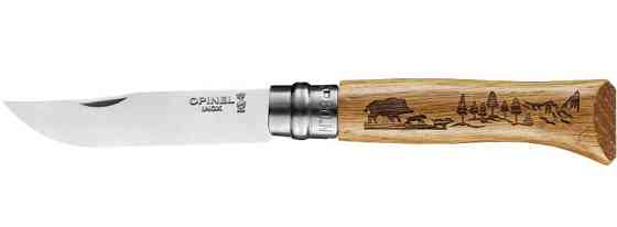 Кухонний Складаний Ніж Оpinel No.8 "Animalia Boar" (002331) Кабан у горах Нововолинськ