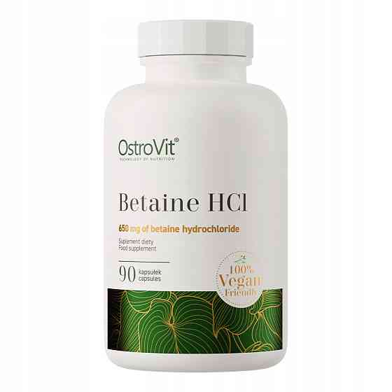 Бетаїн Ostrovit Betaine HCl VEGE 90 vcaps Луцьк