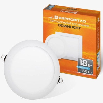 Світильник точковий Євросвітло LED-R-225-18 4200К Вінниця - фото 1