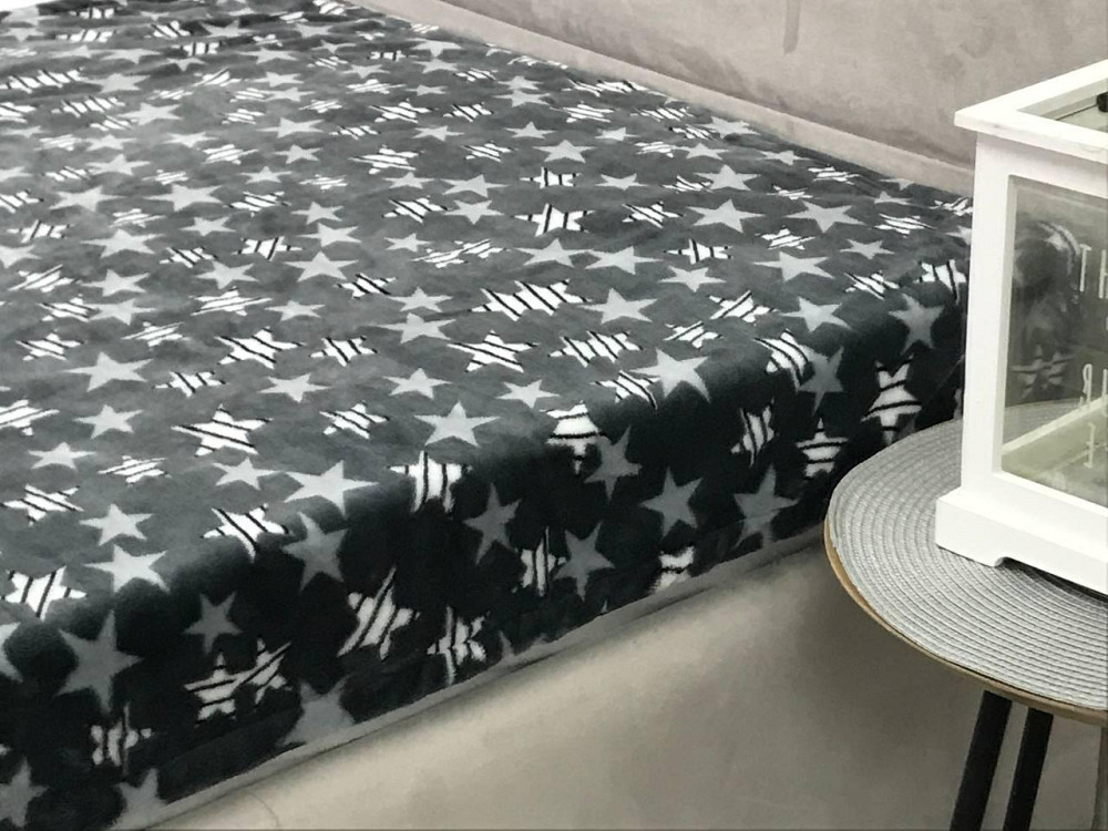 Ecotton Плед Ecotton дитячий 110х140 см із мікрофібри Well Soft сірий Зірки ( ) Коломия - фото 2