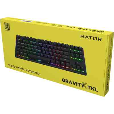 Клавіатура Hator Gravity X TKL Orange USB Black (HTK550UA) Вінниця