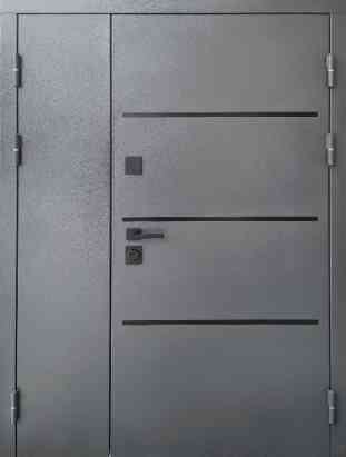 Двері вуличні Форт-М  модель ТРЕК  ТЕРМОРОЗРИВ антрацит Київ