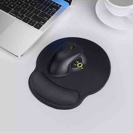 Коврик для мыши HOCO GM30 Polar Fox mouse pad with wrist support Black 6942007623339 Одесса
