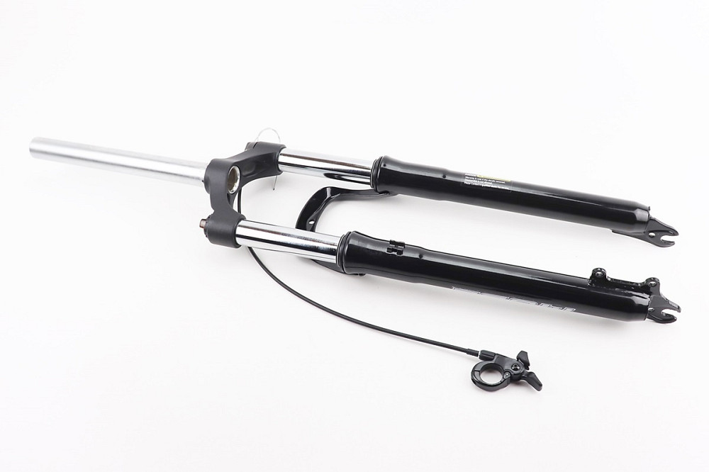 Вилка 29" амортизаційна, без різьби 1-1/8" (28,6мм), шток 255мм, з ходом 100мм, Disk-brake, пружинно-оливна, виносний Lockout, чорна N780 Київ - фото 2