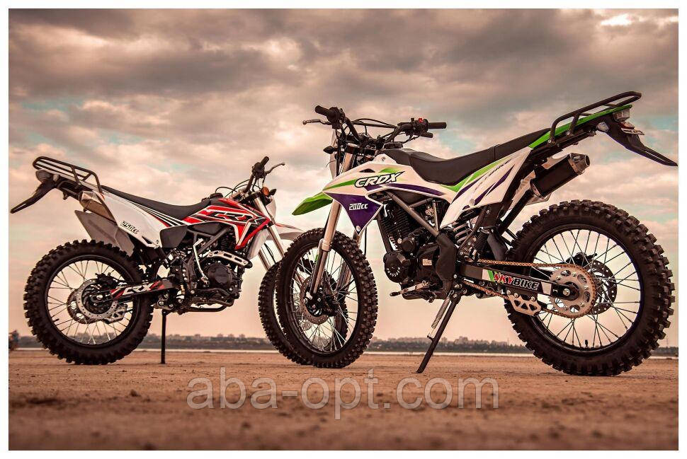 МОТОЦИКЛ SKYBIKE CRDX 200 19-16 (Ленійка 2024 рік) Об'єм 196.4м3 купити в інтернет-магазині дешево Одеса - фото 2