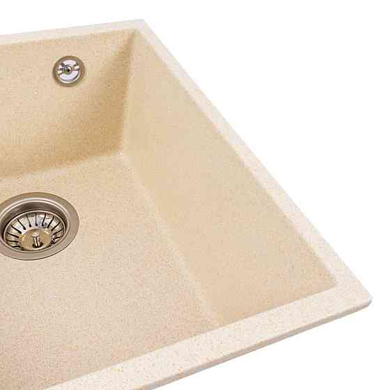 Гранітна мийка для кухні VALESO ROXY 3744 матова Пісок Коломия