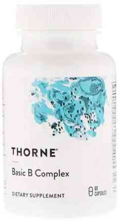 Комплекс вітамінів групи В Thorne Basic B Complex 60 капсул Київ
