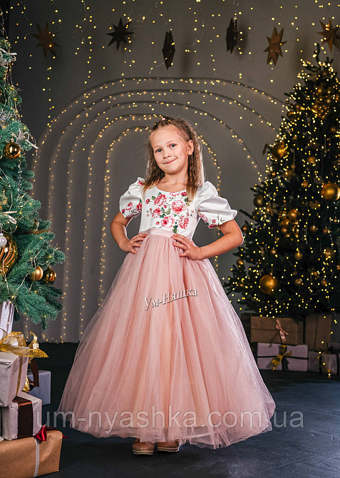 Длинное нарядное платье на 6-7 лет Кривой Рог - изображение 3