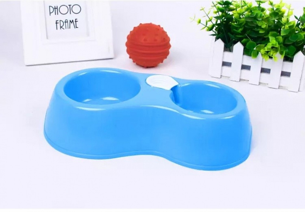 Кормушка поилка автоматическая для собак и для котов (голубой) Винница - изображение 1