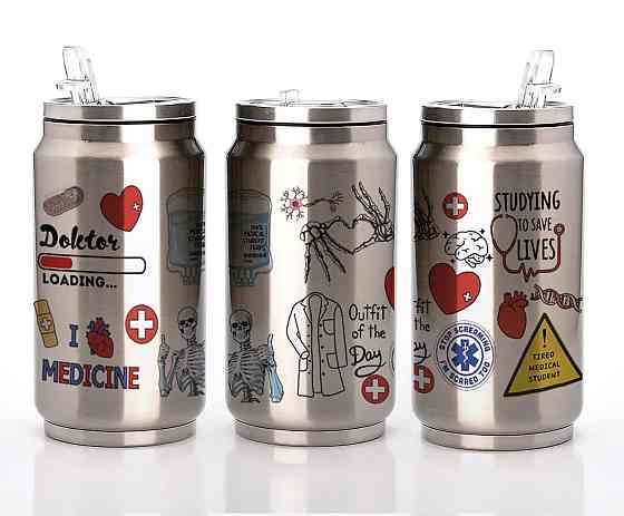 Термос у вигляді банки "Сoca-Cola" 500мл "Doctor LOADING" Одеса