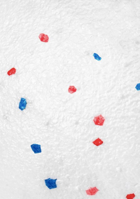 Масажний м'яч EPP 80 мм Hop-Sport HS-P080MB білий Київ - фото 2