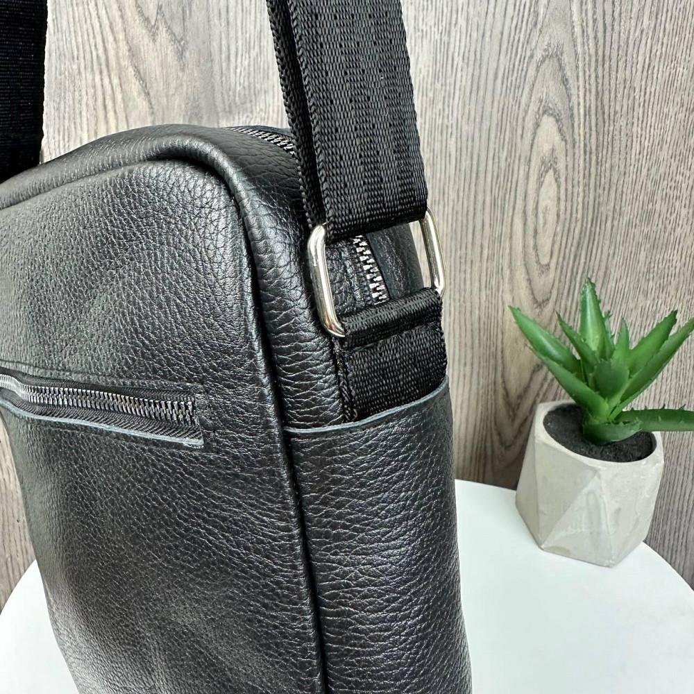 Чоловіча шкіряна сумка планшетка стиль Armani + поясний ремінь, подарунковий комплект ( 13771 ) Харків - фото 8