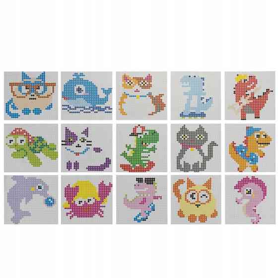 Набор Гладильных бусинок 6500 шт с ковриком Kruzzel (21207) Термомозаика Нововолынск