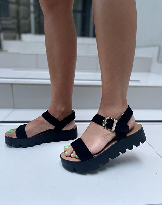 Kentro Босоніжки жіночі KENTO 3222 чорні (літо, замша натуральна) (923) лише 39р. Коломия - фото 5