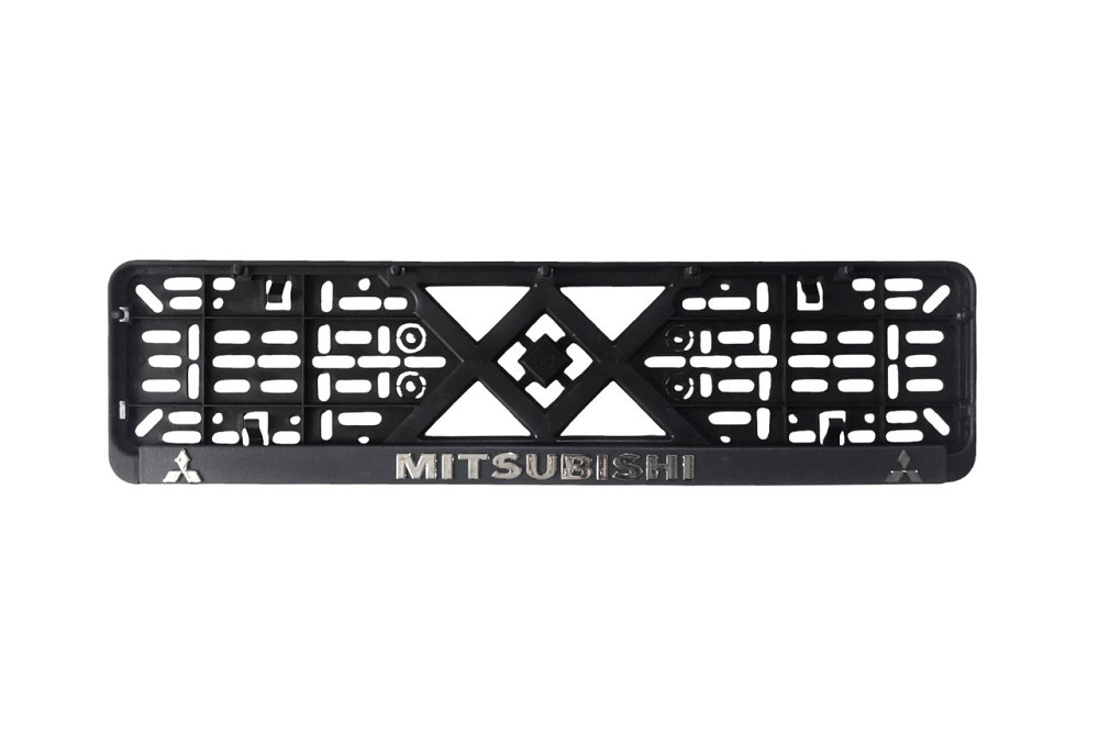Рамка під номер пластик Mitsubishi (Racing рельєфна) Вінниця - фото 1