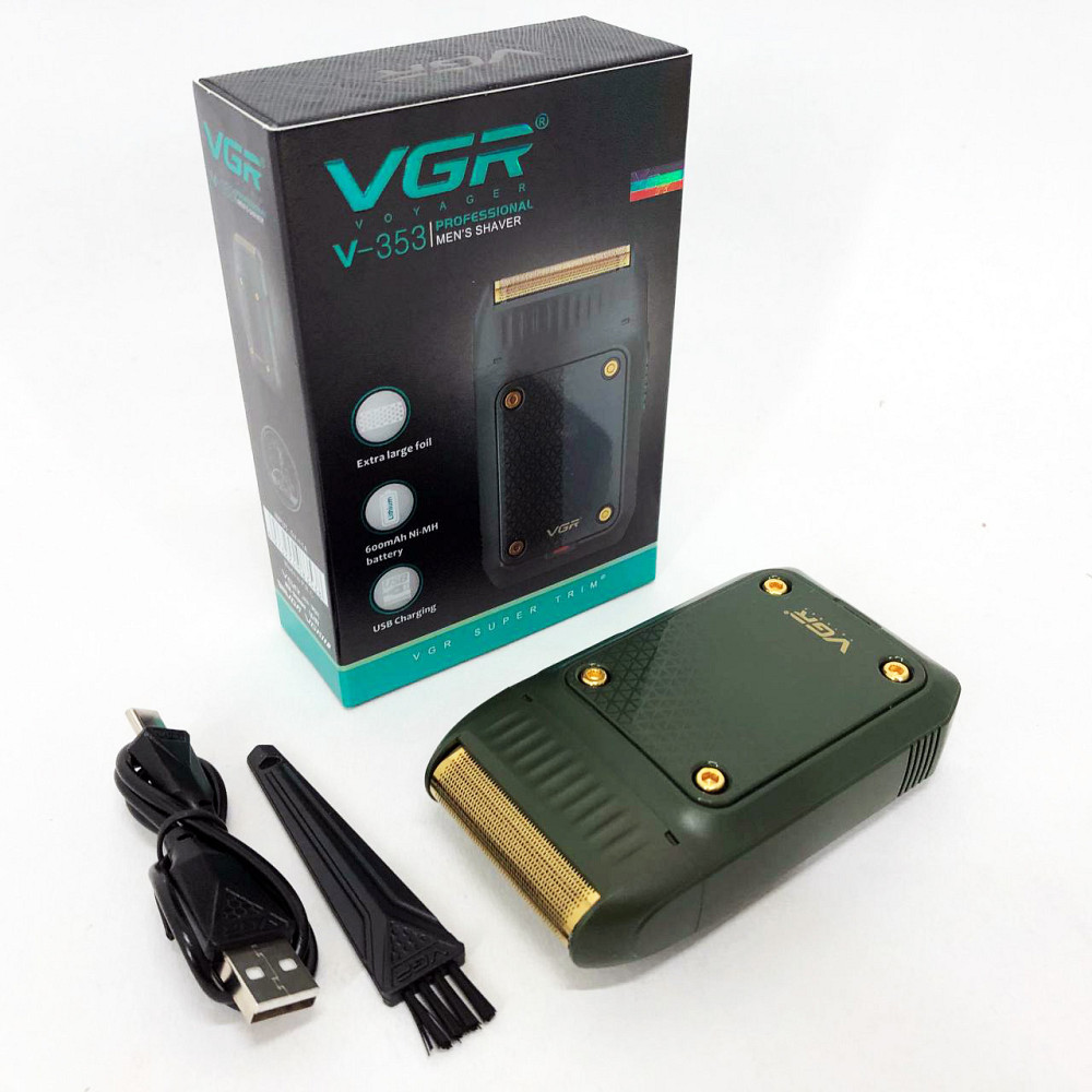 Мужская водонепроницаемая аккумуляторная бритва VGR, Электробритва для мужчин, Бритва для сухого бритья IS-49 Львов - изображение 10