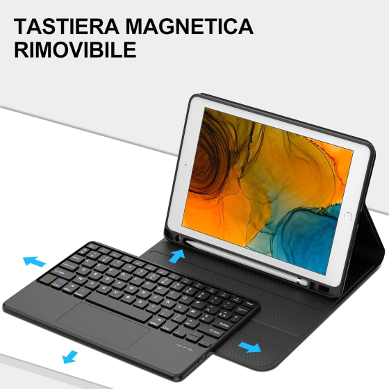 Клавиатура с трекпадом для iPad 9.7, iPad 6-го/5-го поколения 2018/2017, iPad Air 2/1 2014/2013, QWERTZU Киев