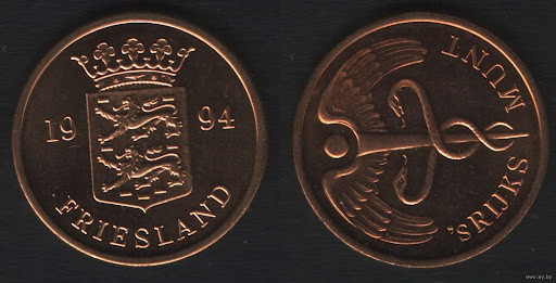 Нідерланди жетон SET - герб 1994 Frіesland Полтава - фото 1