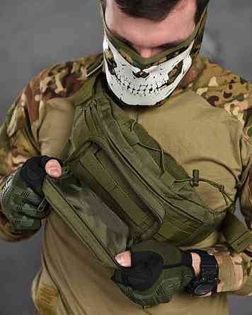 Сумка тактическая на пояс Silver Knight olive ВТ1055 Киев