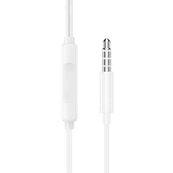 Навушники BOROFONE BM100 Pro Fuente universal earphones with microphone White Одеса