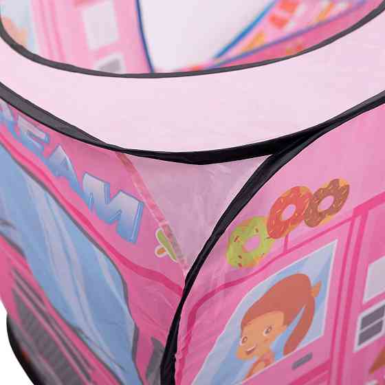 Lugi Дитячий ігровий намет «Фургон з морозивом» 110×70×66 см намет для дівчинки Рожевий HP-S-5N Коломия
