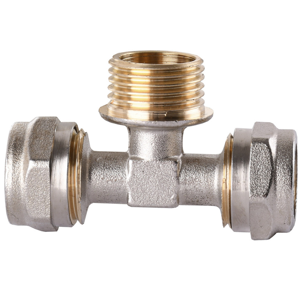 Трійник із зовнішньою різьбою NTM NF-1019 16х1/2″х16 (000002590) Київ - фото 1