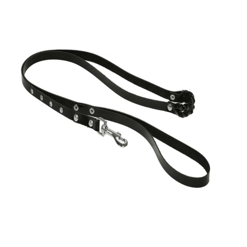 7991 Привід 10 мм "ЕЛЕГАНТ" з'єднаний плетінням прикрашений стразами Чорний Вінниця - фото 1