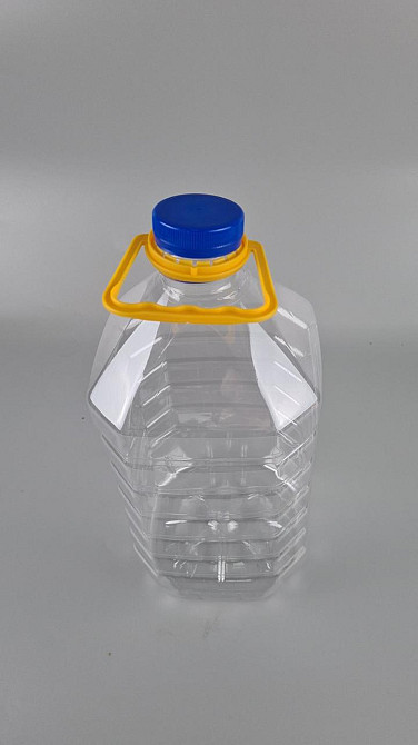 Пластикова пляшка 5,0 л, Ø48 прозора з кришкою + ручка (30 шт.) Харків - фото 3