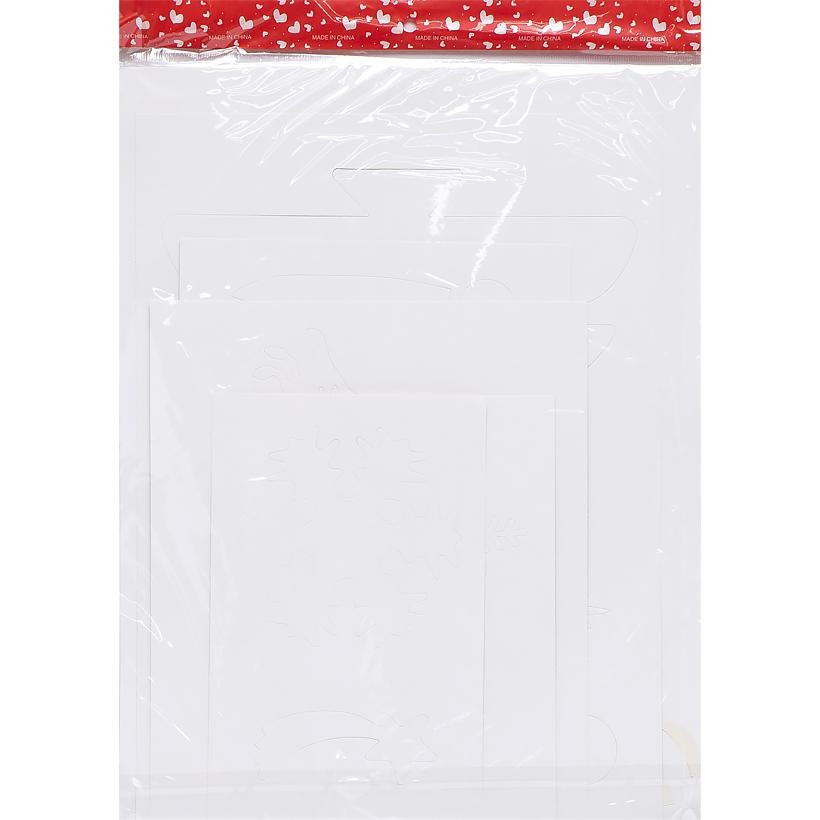 Набір новорічних трафаретів Babmi 6106-20/42 8 аркушів А3 Вінниця - фото 2