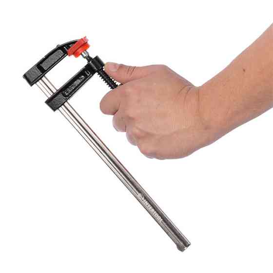 Струбцина тип "F", 200×50 мм, DIN5117 INTERTOOL HT-6001 Київ