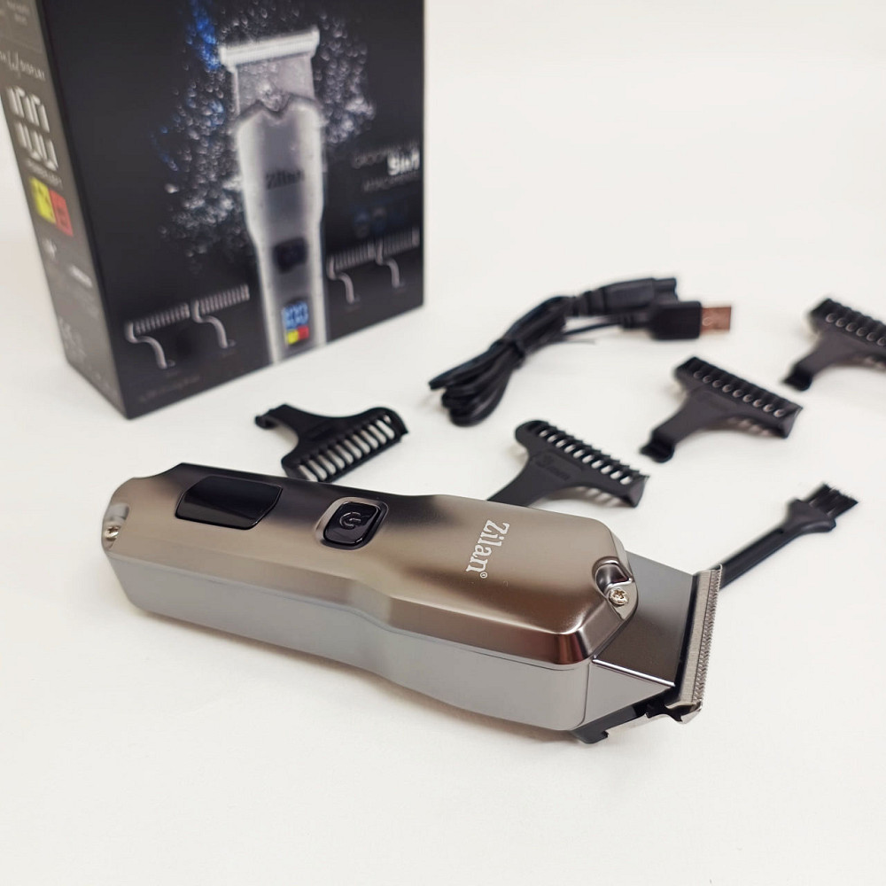 Електромашинка для стрижки, Аккумуляторная машинка-триммер для стрижки волос Триммер висков BD-27 Львов - изображение 8