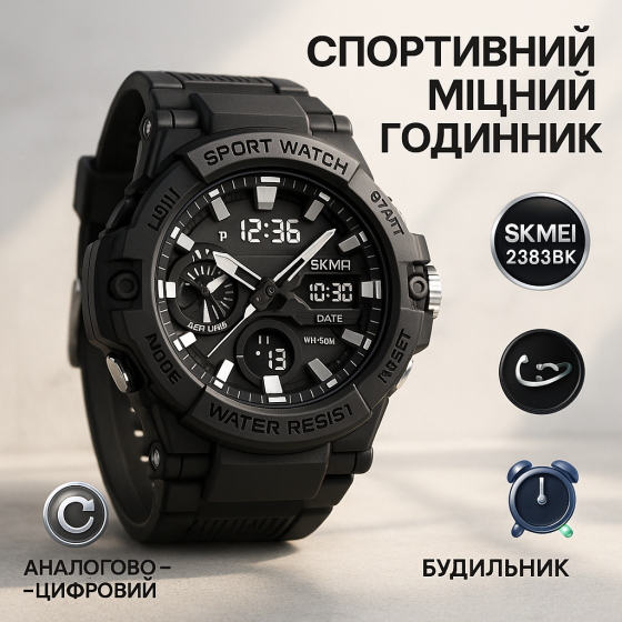 Часы мужские спортивные с шагомером, Армейские часы противоударные для рыбалки и активного отдыха DJ-57 Львов