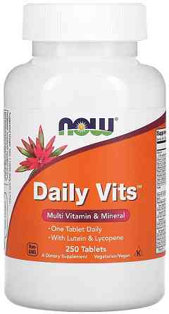 Мультивітаміни та мінерали NOW Foods Daily Vits 250 tabs Київ