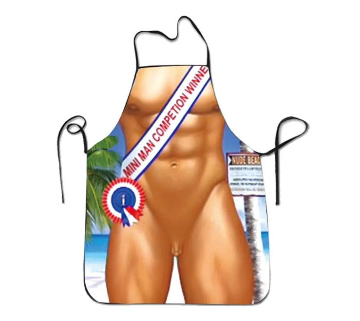 Прикольный фартук для мужчин Mini man для гриля и кухни Киев - изображение 2