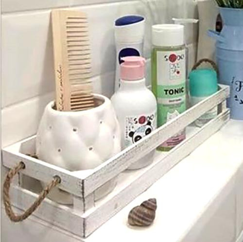 Настільна полиця для ванної "Лорістон" шеббі Миколаїв - фото 1