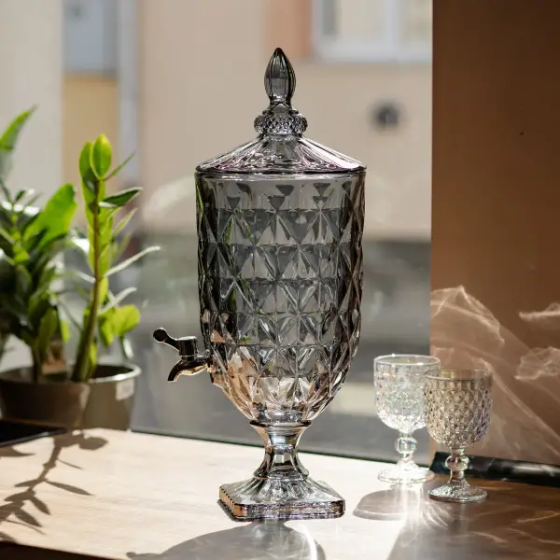 Лимонадниця Fractal 5 літрів з краном для соку молока мохіто HP-19-306 Коломия