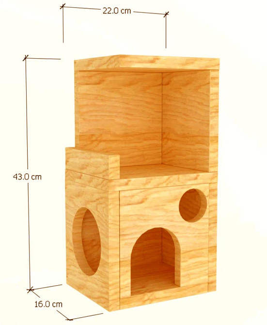 Домик для шиншиллы 
