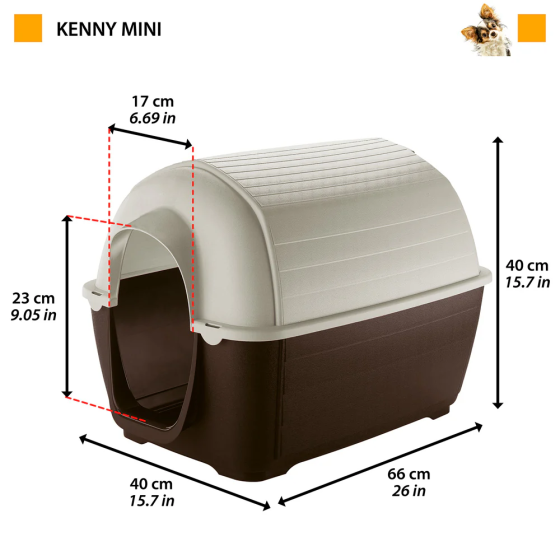 Будка для собак Ferplast Kenny (Ферпласт Кенні) Запоріжжя