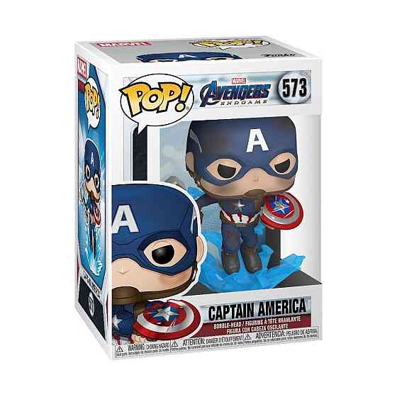 Ігрова фігурка Funko POP! cерії Месники: Фінал - Капітан Америка з мйольніром Дніпро