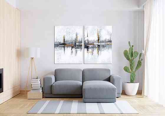 Модульная картина в гостиную / спальню   Абстракція  TLV-2_093 70x102 см Киев
