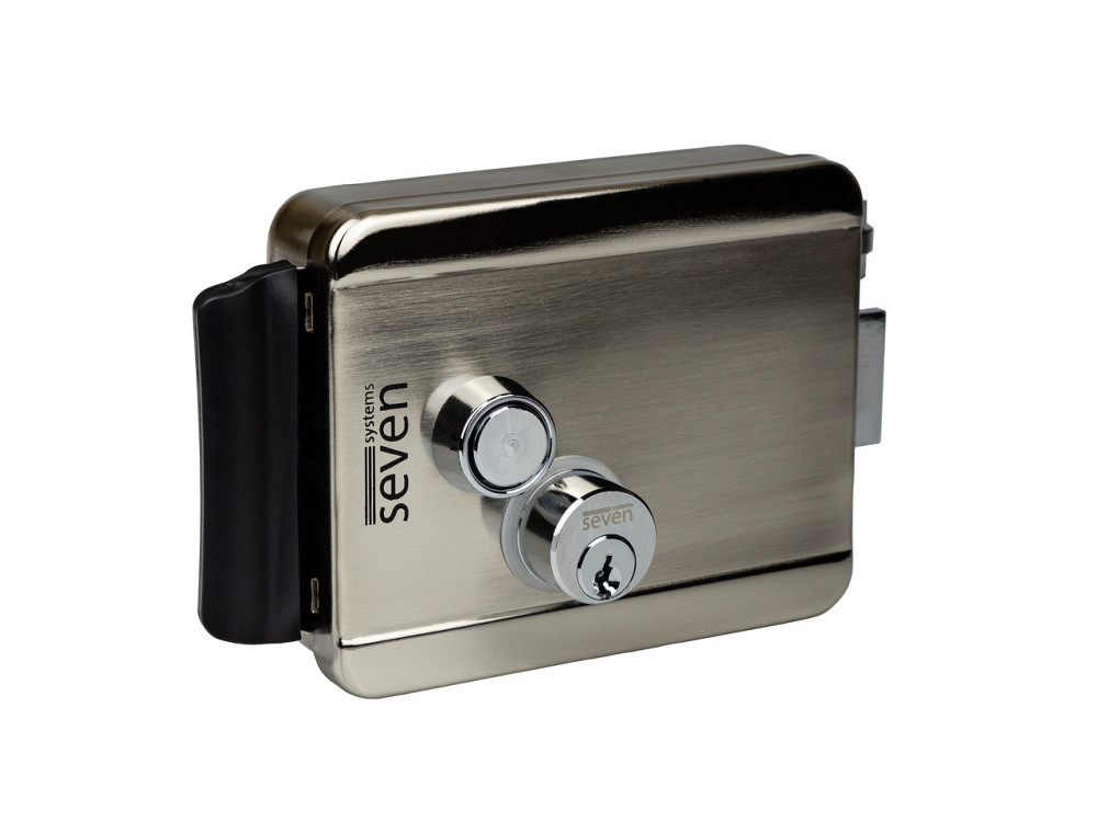 Замок електромеханічний із хромованої сталі SEVEN EL-7729 Київ - фото 1