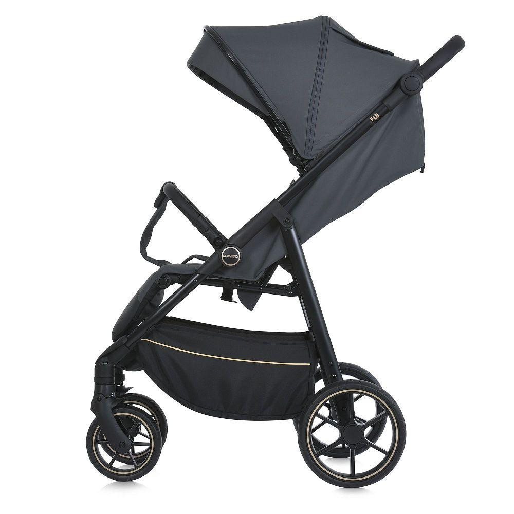 Коляска дитяча EL CAMINO FIJI Gray Matt прогулянкова з чохлом та москітною сіткою Сірий (ME 1113-2) Чернигов - изображение 3