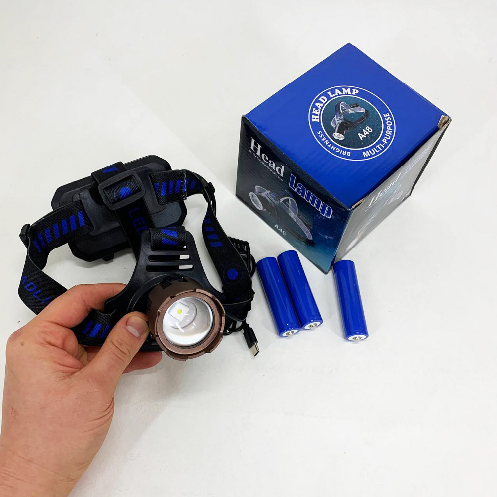 Ліхтар налобний A50-TG, Power Bank 3x18650 SM-80 Львів - фото 6