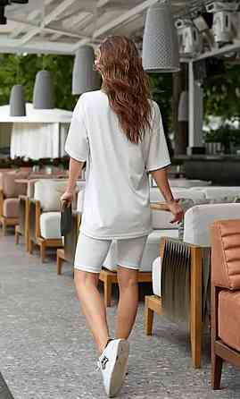 Жіночий костюм футболка з велосипедками Білий 42/44 Харків