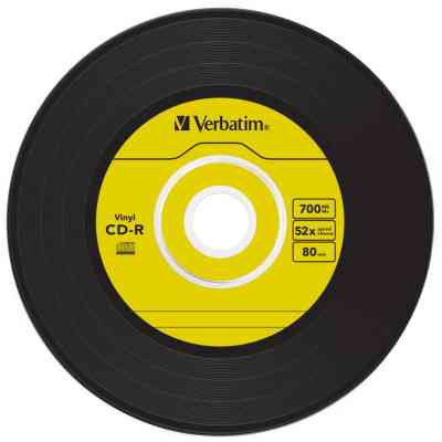 Диск CD Verbatim CD-R 700Mb 52x Slim case Vinyl AZO (43426) Винница