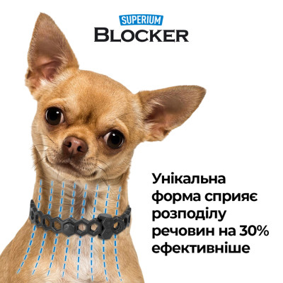 Ошейник для животных Superium Блокер противопаразитарный для кошек и собак 35 см (9108) Винница - изображение 6