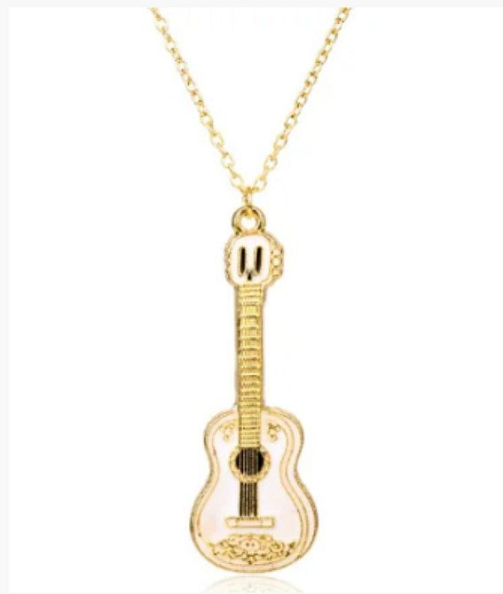Кулон музикантові Гітара золотиста Київ - фото 1