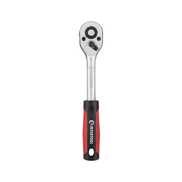 Рукоятка с храповым механизмом на 45 зубов 3/8'' INTERTOOL HT-2118 Киев - изображение 1